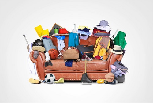Residents of Bethnal Green participating in household recycling